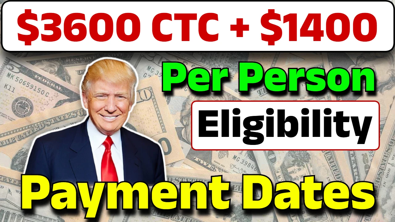 $3600 CTC + $1400 Per Person Payment